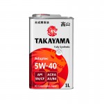 Моторное масло TAKAYAMA  Adaptec 5W40 A3/B4 SN/CF, 1л